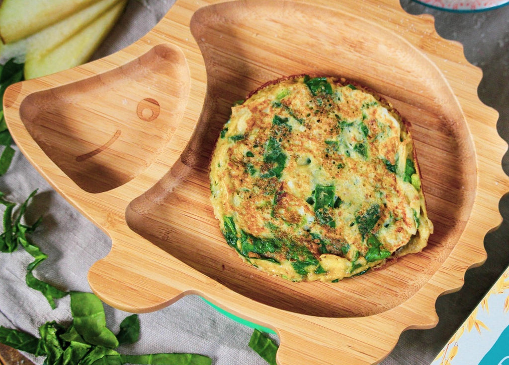 Holle Kitchen - Spinach, Pear & Oats Frittata