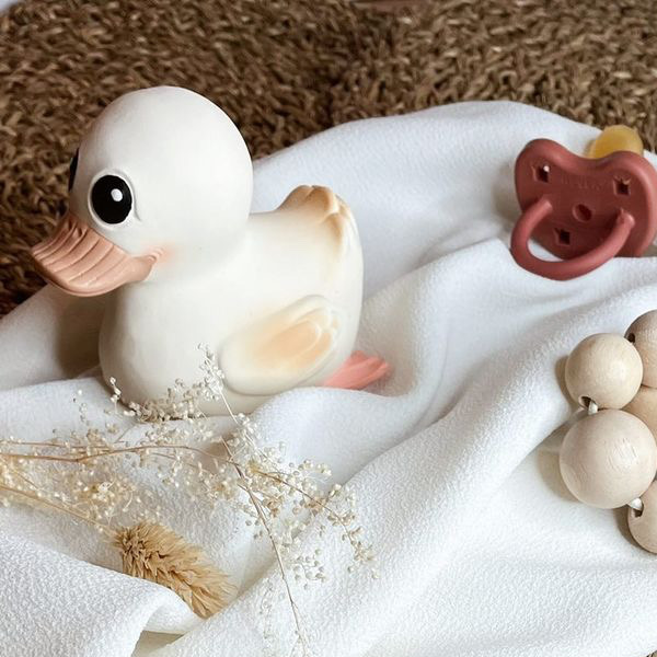 Hevea Kawan Mini Natural Rubber Duck - White from £14.95 GBP