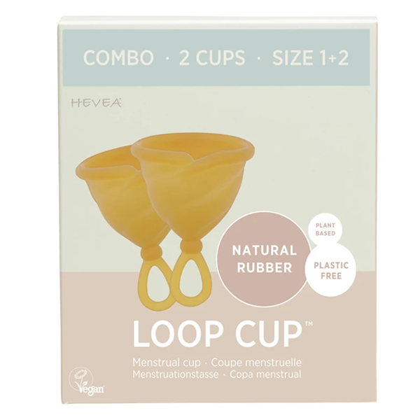 Loop cup - Menstrual cup in 100% Natural rubber from HEVEA